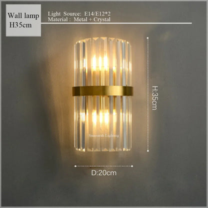 DecorBites™ Crystal LED Chandelier for Luxurious Living & Dining Spaces