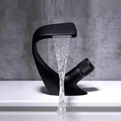 DecorBites™ Gray Basin Faucet | Brass Chrome Mixer Tap | Single Handle Sink Faucet