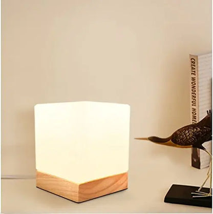 DecorBites™ Glass Ball Table Lamp: Creative Warm Night Lighting for Bedroom Decor
