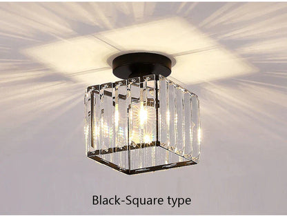 DecorBites™ Crystal LED Chandelier Ceiling Light for Home Decor & Lighting in Various Rooms