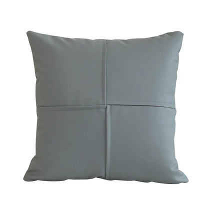 DecorBites™ Ivory Leather Pillow Cover 45x45cm for Home Decoration