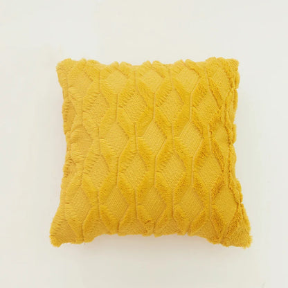 DecorBites™ Embroidered Diamond Cushion Cover for Modern Living Room Decor