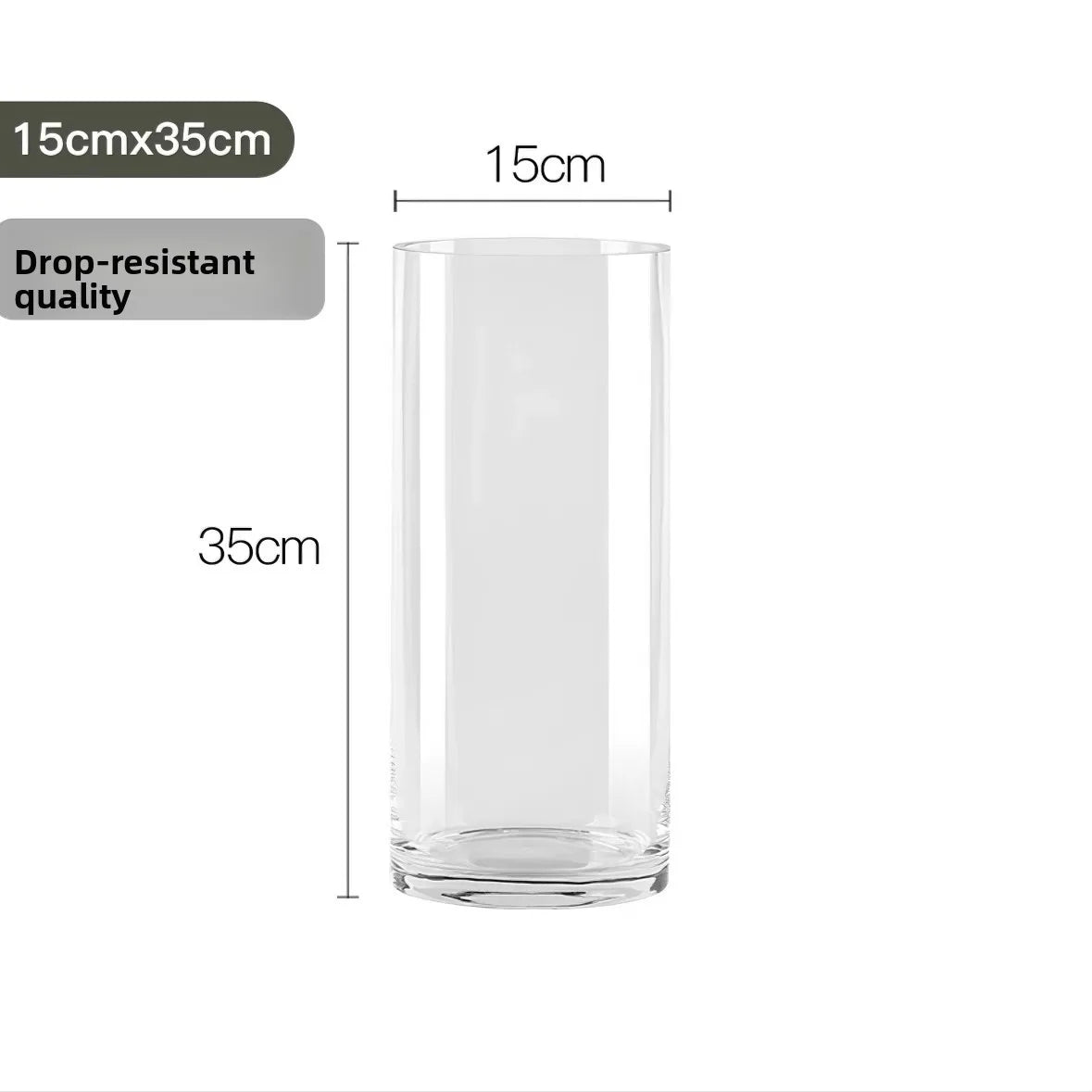 Acrylic Flower Vase Transparent Decorative