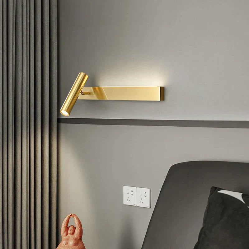 DecorBites™ Copper Wall Light Nordic Style for Bedroom Bedside, Modern Minimalist Design