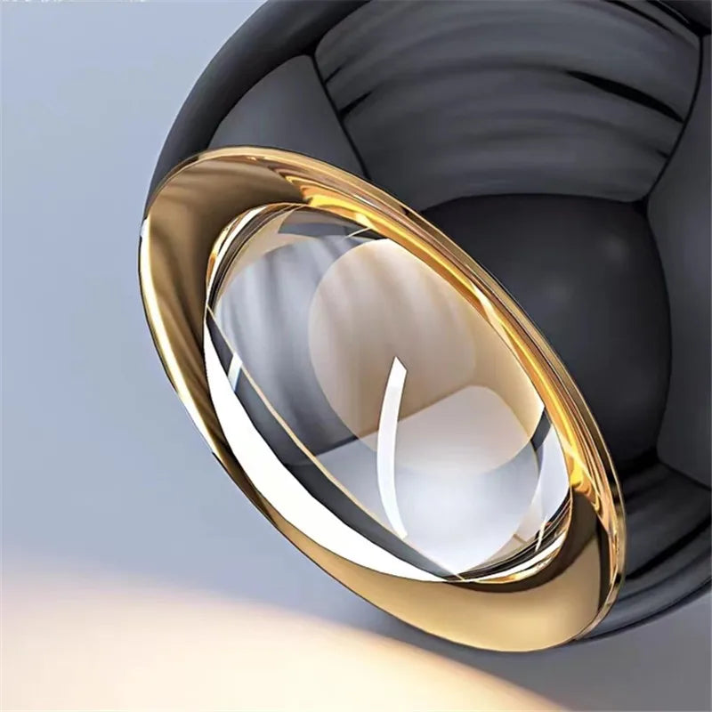 Gold Chrome Ball Pendant