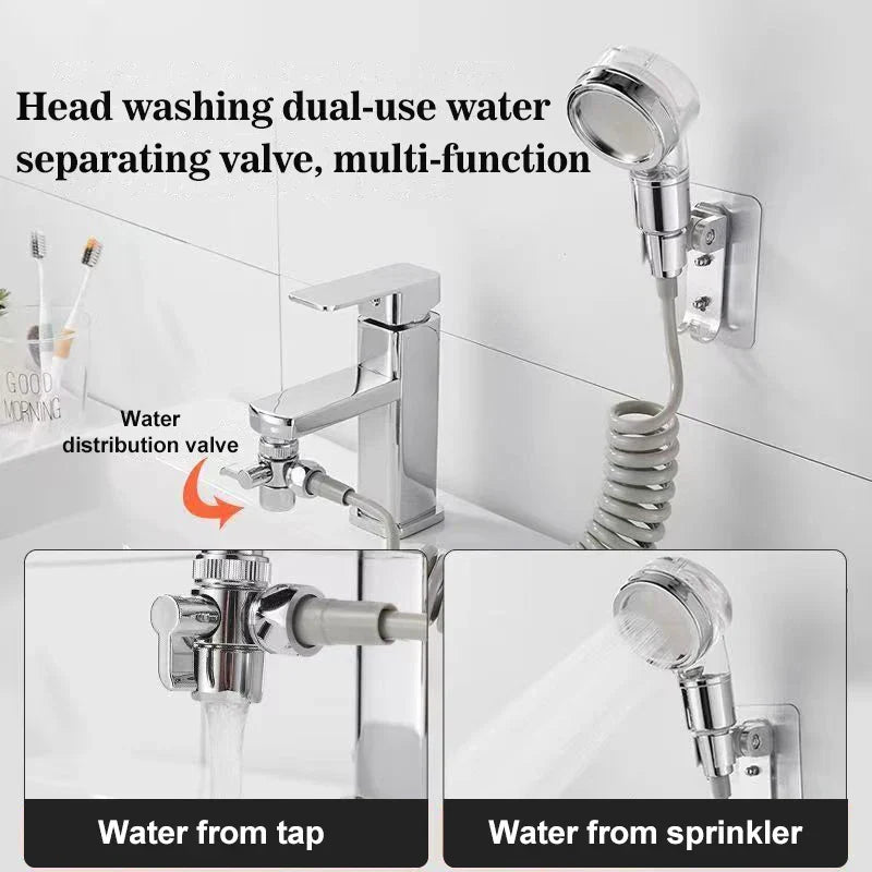 Chrome Anion Shower Head High-Pressure Filter