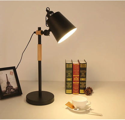 DecorBites™ Adjustable Desk Lamp for Children's Bedroom Study, Nordic Style Black White décor