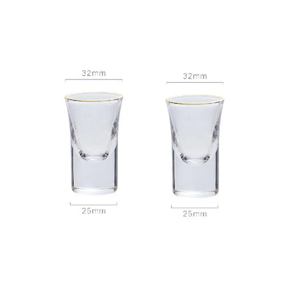 DecorBites™ Japanese Style Glass Wine Bottle & Cup Set with Wine Warmer