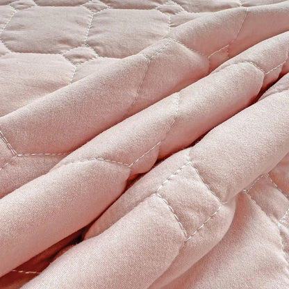 DecorBites™ Korean Princess Bedding Set: Flowers, Lace, Ruffles, Embroidery, Quilted, Duvet Cover, Bedspread