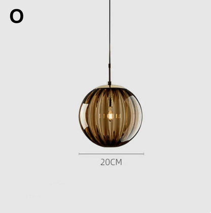 DecorBites™ Glass Ball Lustre Pendant Lights - Modern Nordic Design for Kitchen, Bedroom, or Restaurant
