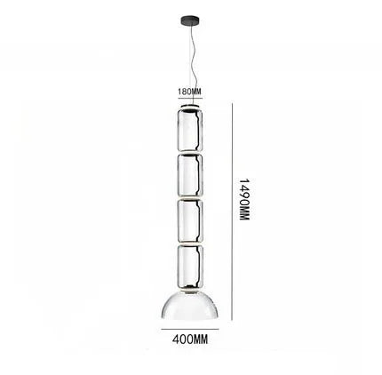Glass Modern Chandelier Pendant