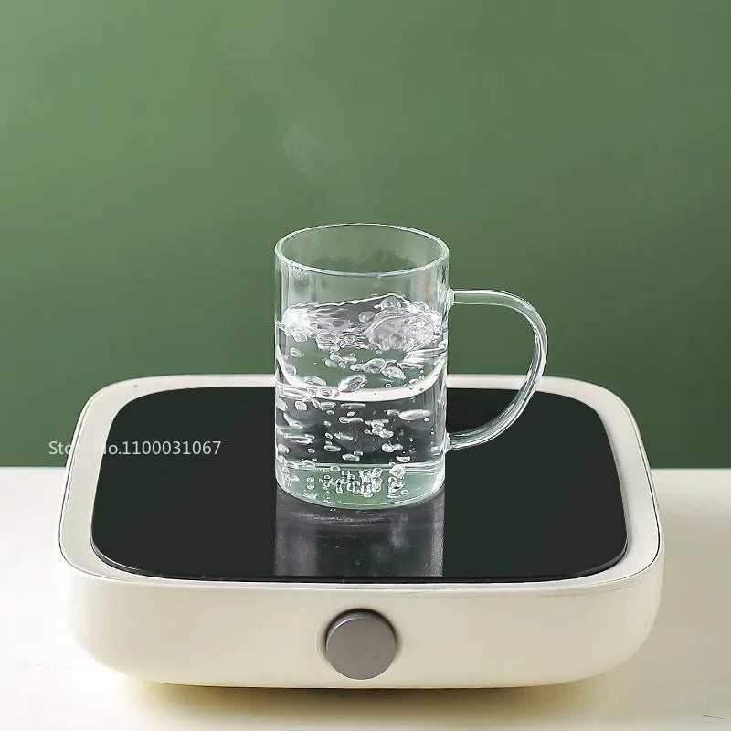 Glass Round Handle Cup