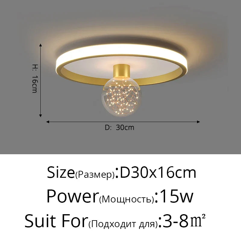 DecorBites™ Gypsophila Chandelier: Modern Ceiling Light for Living Room, Bedroom, Home.