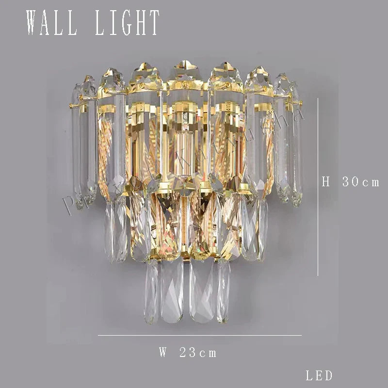 DecorBites™ Crystal Pendant Chandelier Modern Luxury Dimmable Island Light Minimalist Home Decor