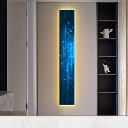 Modern black & white abstract led wall lamp – living room sconce