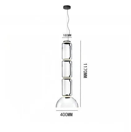Glass Modern Chandelier Pendant