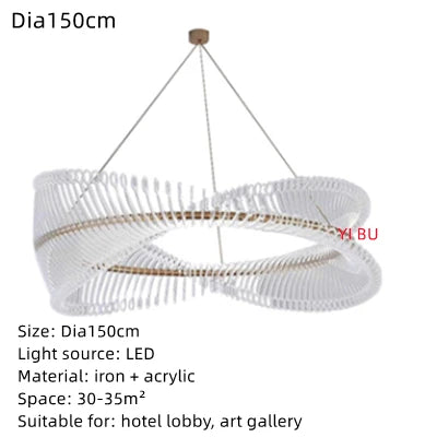 Round LED Ceiling Chandelier