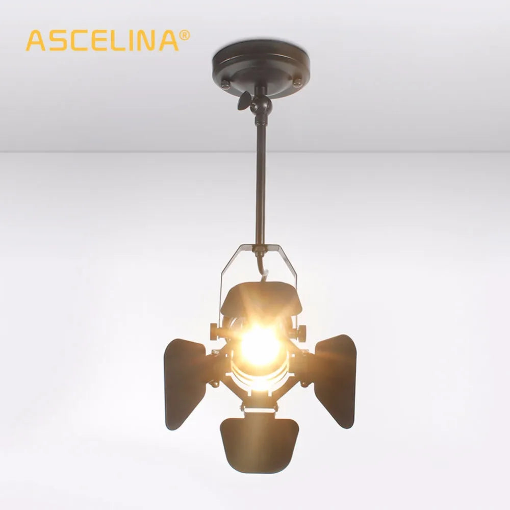 Black Retro Ceiling Lamp