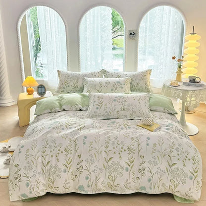 DecorBites™ Cotton Printed Bedding Set for Sweet Cozy Sleep
