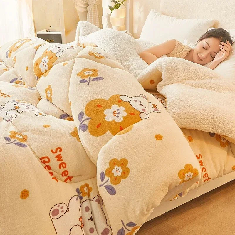 Wool Blanket Thick Warm Winter