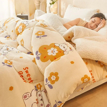 Wool Blanket Thick Warm Winter