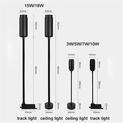 DecorBites™ Adjustable Beam LED Track Light for Home, Store, Shop, Mall Lighting