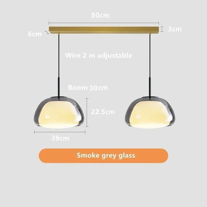DecorBites™ Glass Jelly Pendant Lamp - Minimalist Luxury Design for Home Living Room