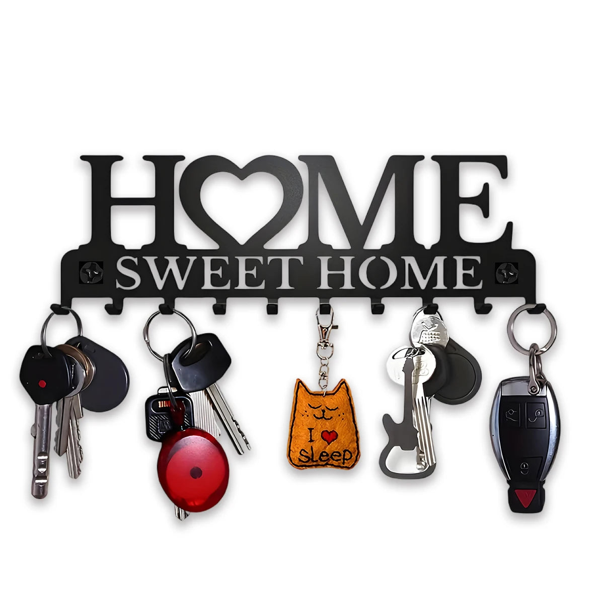 Black Metal Key Holder