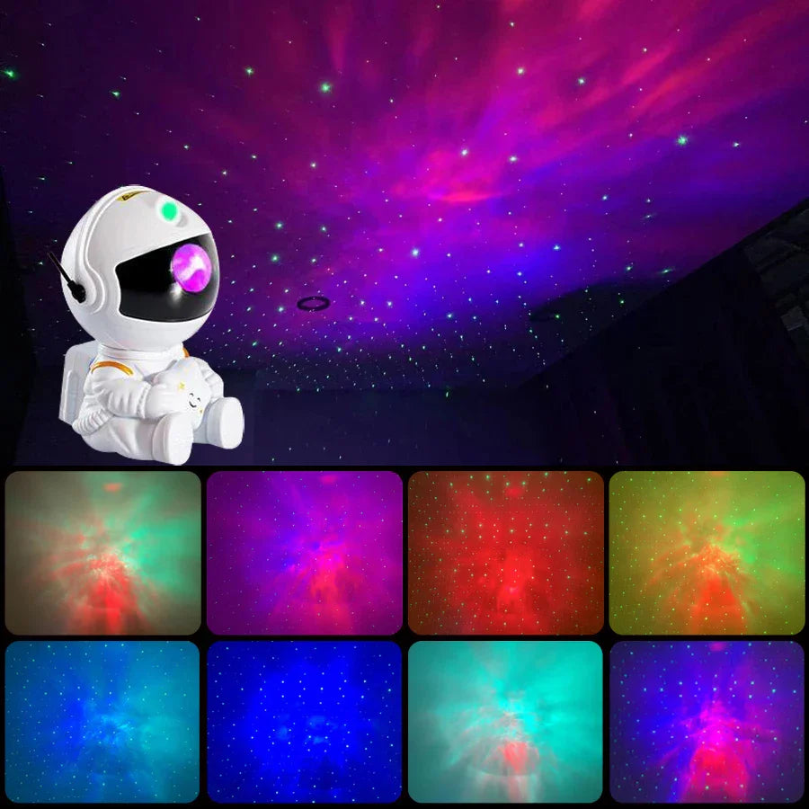 DecorBites™ Galaxy Star Projector Night Light for Bedroom Decor - Kids Birthday Gift