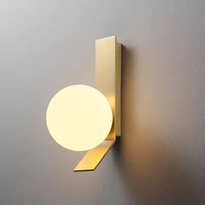 DecorBites™ Glass Ball Nordic Wall Lamp for Living Room Bedside Study Balcony