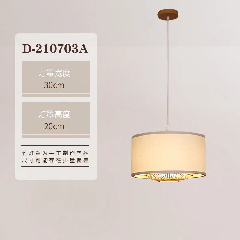 Bamboo Pendant Chandelier Light