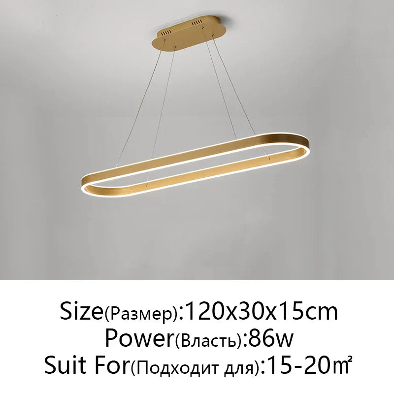 Aluminum Nordic Ceiling Chandelier