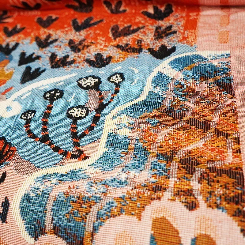 Gothic Cotton Tapestry Blanket