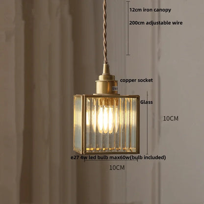 DecorBites™ Crown Diamond Glass Pendant Lamp, LED Modern Hanging Light