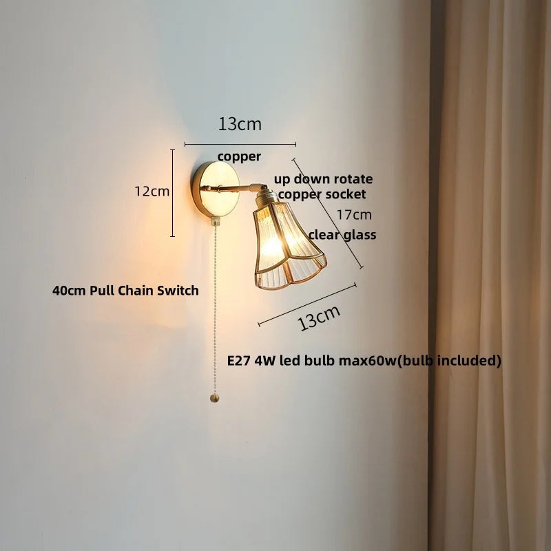 DecorBites™ LED Wall Lights Nordic Modern Bedroom Dining Room Coffee Bedside Lamp Sconce