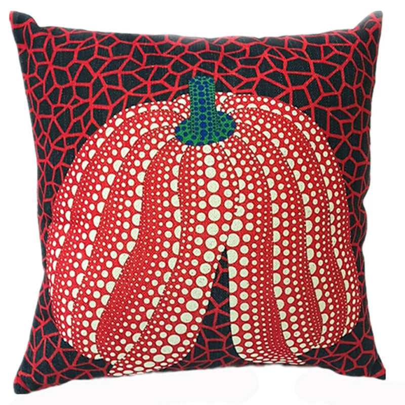 DecorBites™ Cotton Pumpkin Pillowcase for Modern Sofa Decor - Thick & Stylish Cover