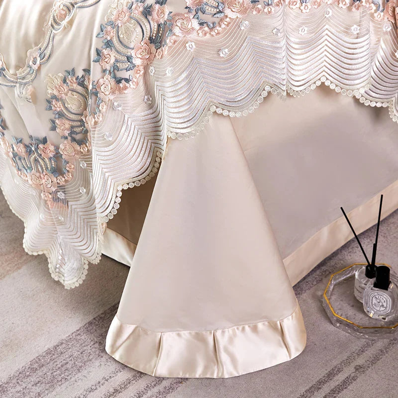 Silk Cotton French Bedding Set