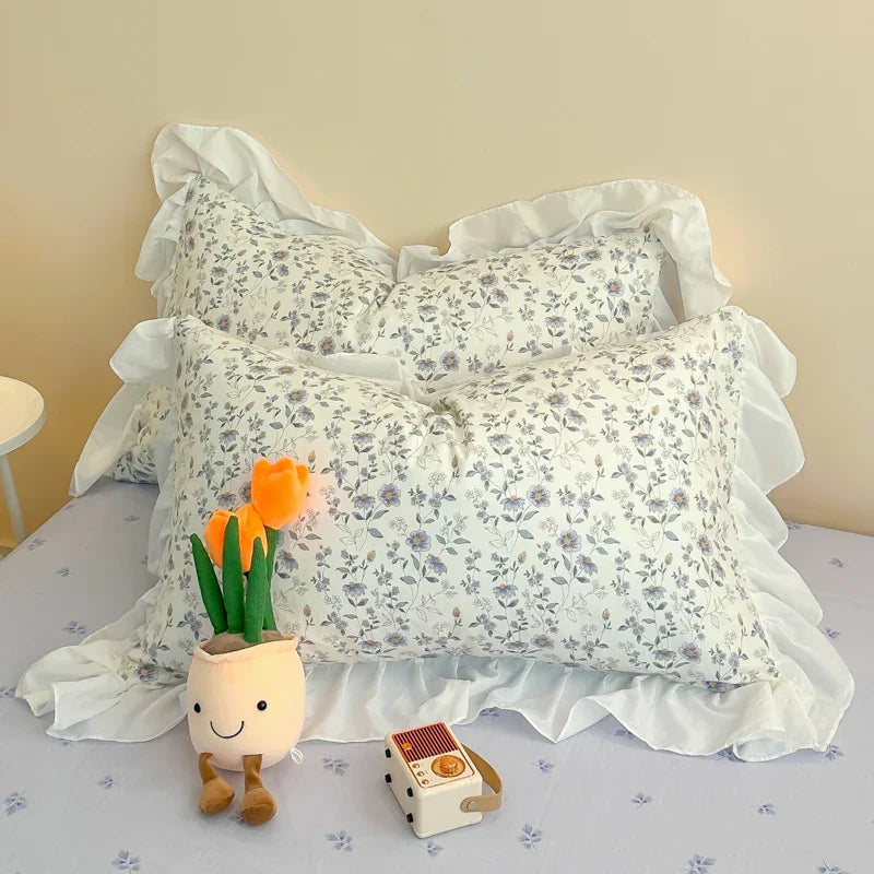 Floral Ruffle Bedding Set