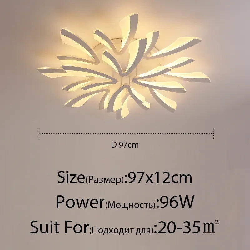 Remote LED Ceiling Fixture