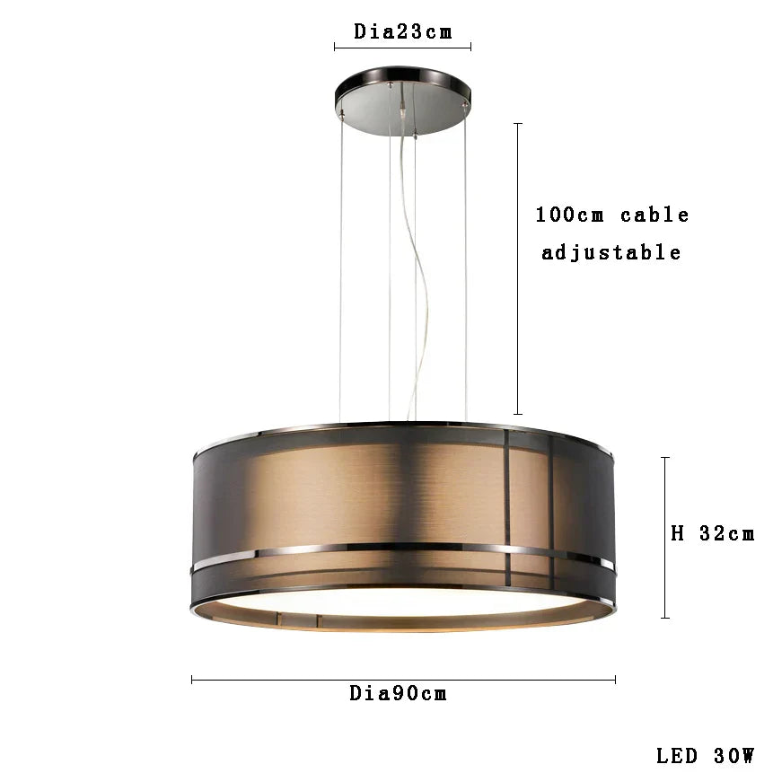 Steel Modern Chandelier