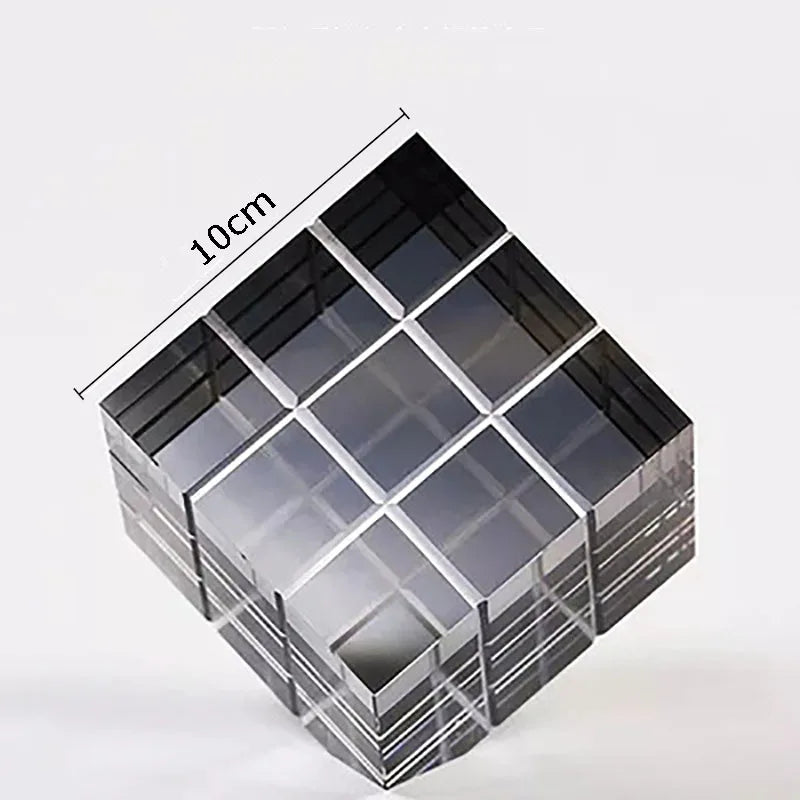 DecorBites™ Crystal Magic Cube Desk Ornament Sculpture DecorationCrafts