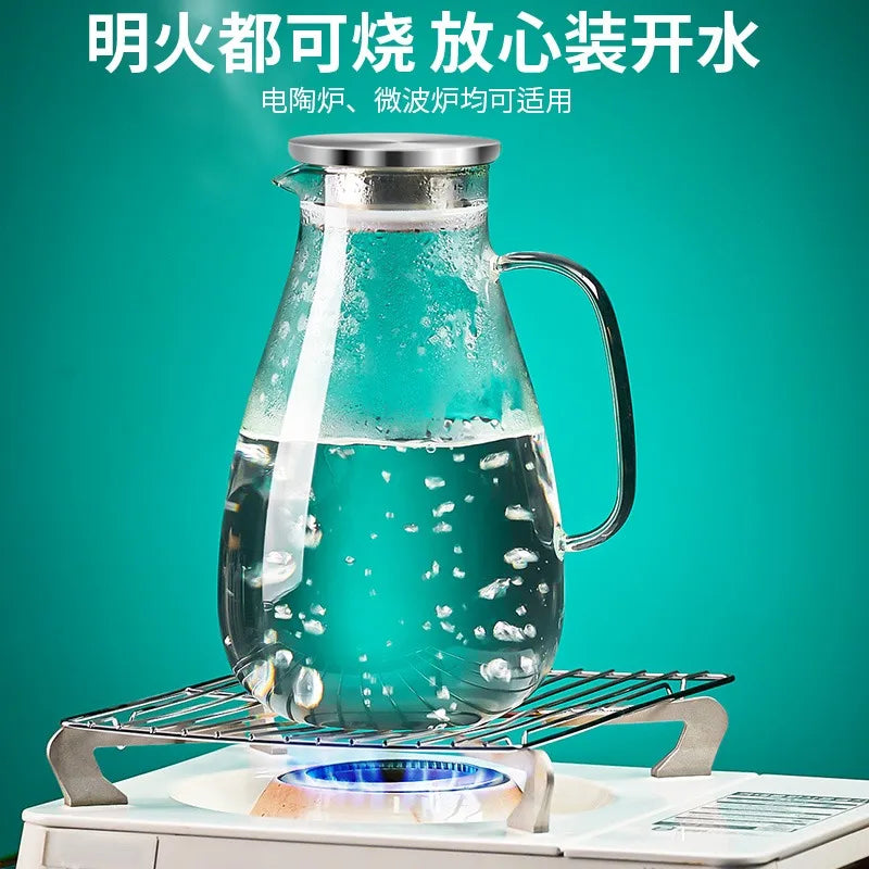 Heat-Resistant Glass Water Jar