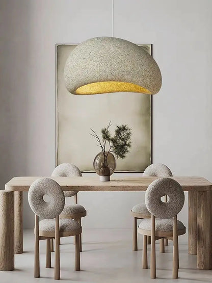 DecorBites™ Japanese Wabi Sabi LED Pendant Lamp Modern Simple Living Room Bedroom Chandelier