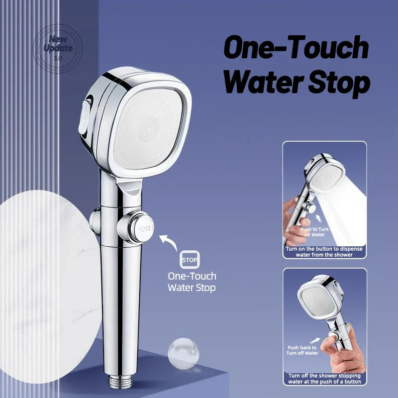 Chrome Multi-Mode Showerhead