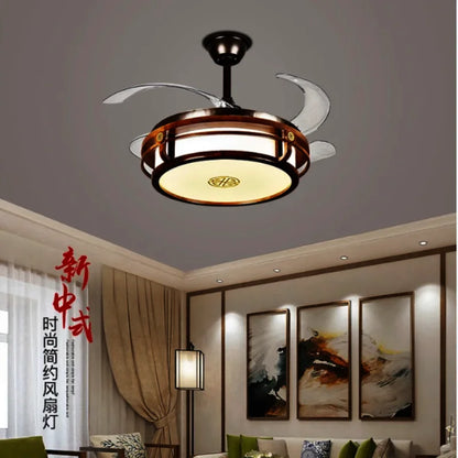 DecorBites™ LED Fan Lights with Remote Control, Modern Eco-Friendly Design, Sustainable Metal Body