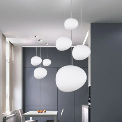 DecorBites™ Glass Ball LED Pendant Lights for Home Decor, Living/Dining Room, Bar, & Stairs