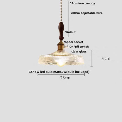 DecorBites™ Glass LED Pendant Light Chandelier for Modern Home Decor