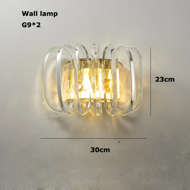 DecorBites™ Gold LED Chandelier 2025 New Trend for Living Room