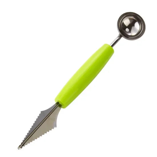 DecorBites™ Double-end Kitchen Tool: Mini Ball Digger & Melon Spoon for Cooking and Ice Cream