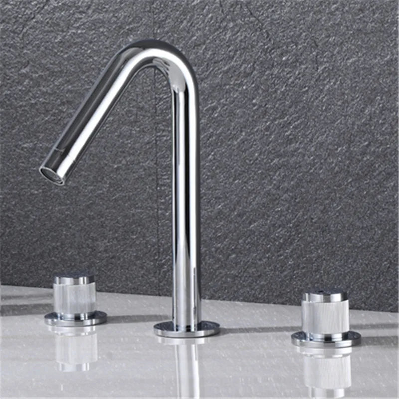 Gold Chrome Wall Faucet